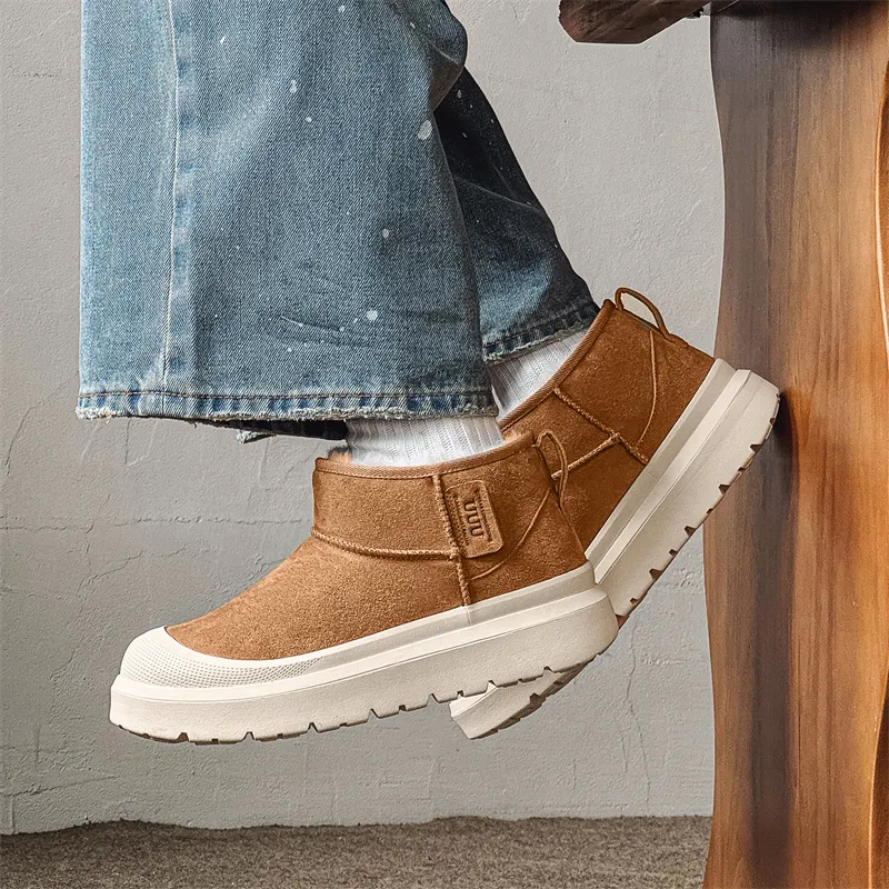 WEISHIBANGWEI Short Snow Boots Unisex-6