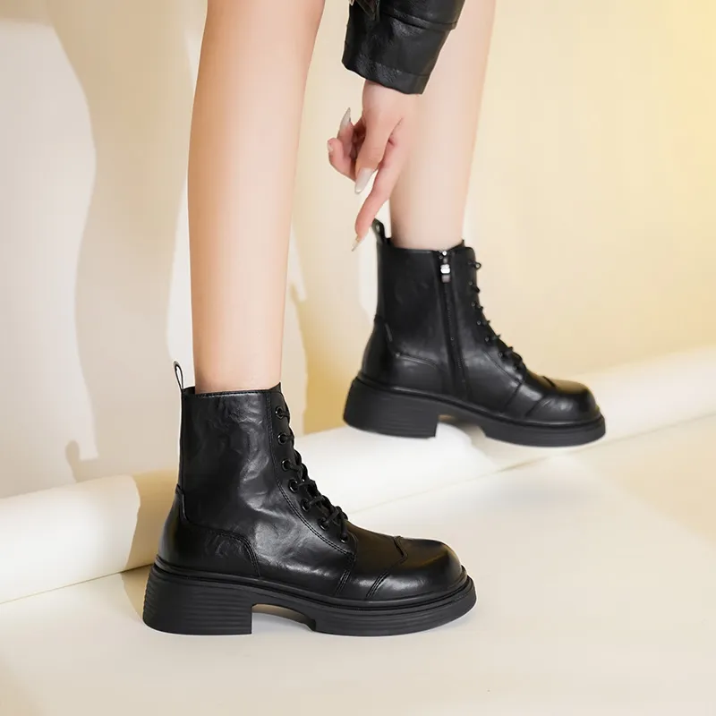 WEISHIBANGWEI Short Martin Boot Women's-9