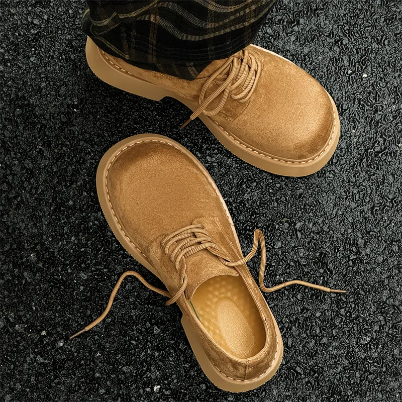 WEISHIBANGWEI Casual Shoes Men's Yellow-1