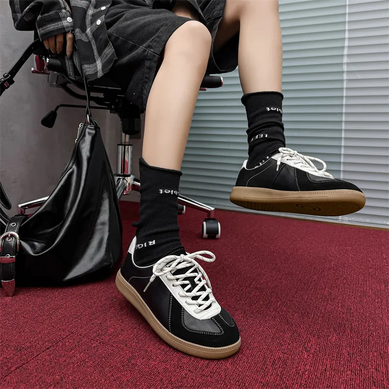 WEISHIBANGWEI Skateboard Shoes Unisex Black-8