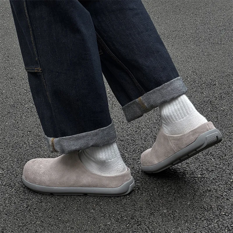 WEISHIBANGWEI Rubber Sole Slip Resistant Wrap toe Slippers Unisex-20