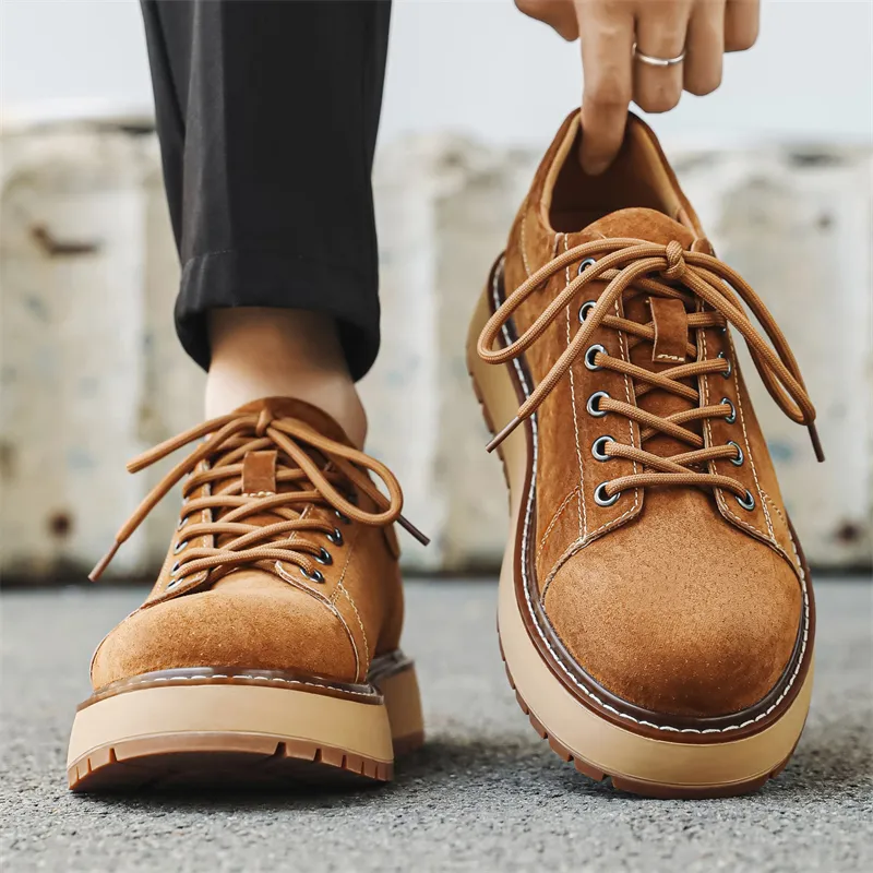 WEISHIBANGWEI Men's Casual Shoes Men Low Top-14
