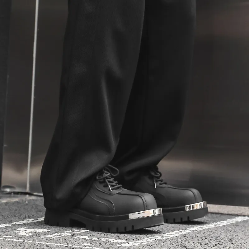 WEISHIBANGWEI Casual Shoes Men's Black-14