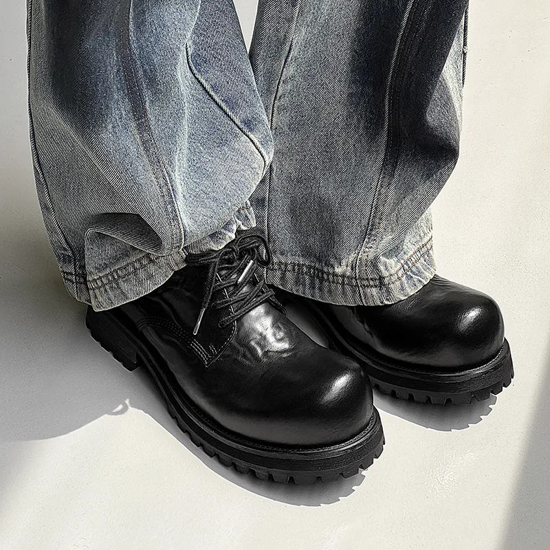 WEISHIBANGWEI Casual Shoes Men's Black-6