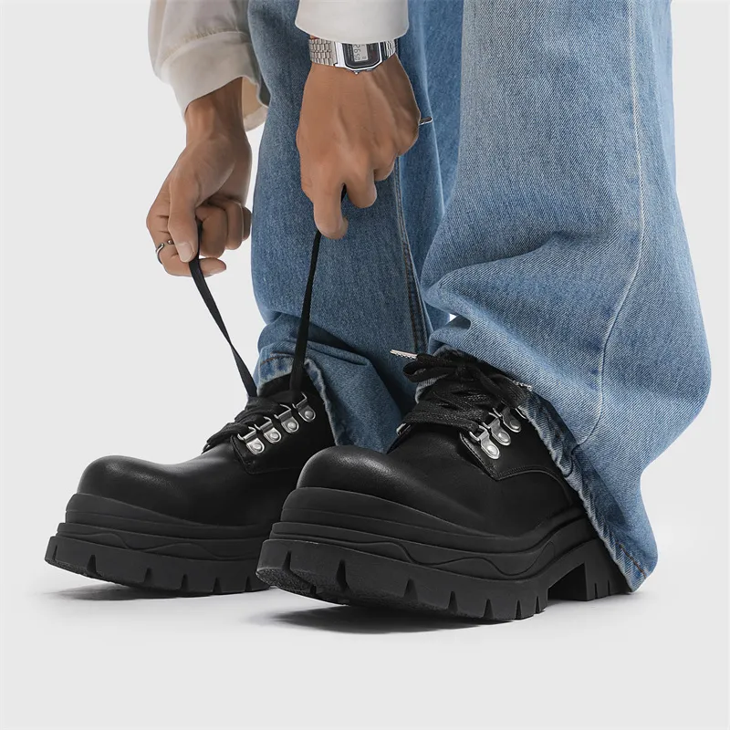 WEISHIBANGWEI Casual Shoes Men's Black-1