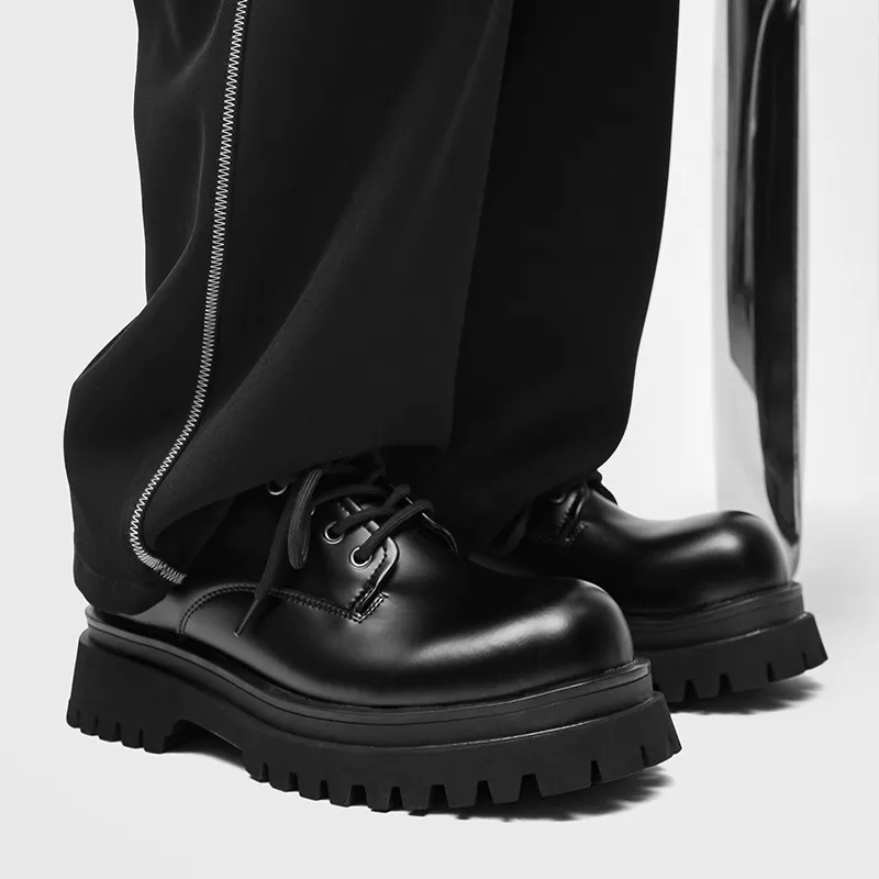 WEISHIBANGWEI Casual Shoes Men's Black-3