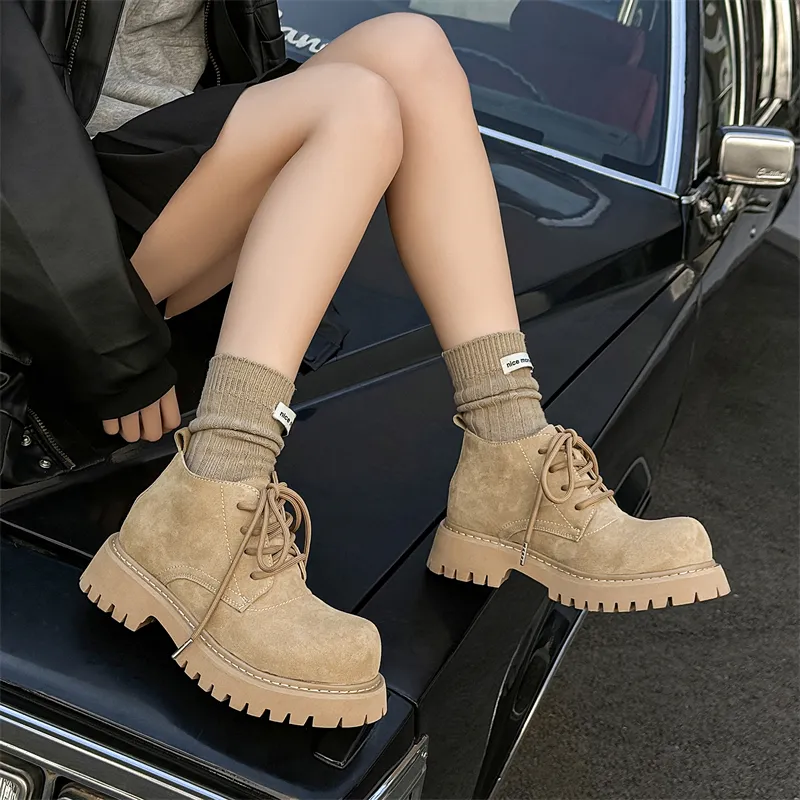 WEISHIBANGWEI Ankle Boots Unisex Yellow-8