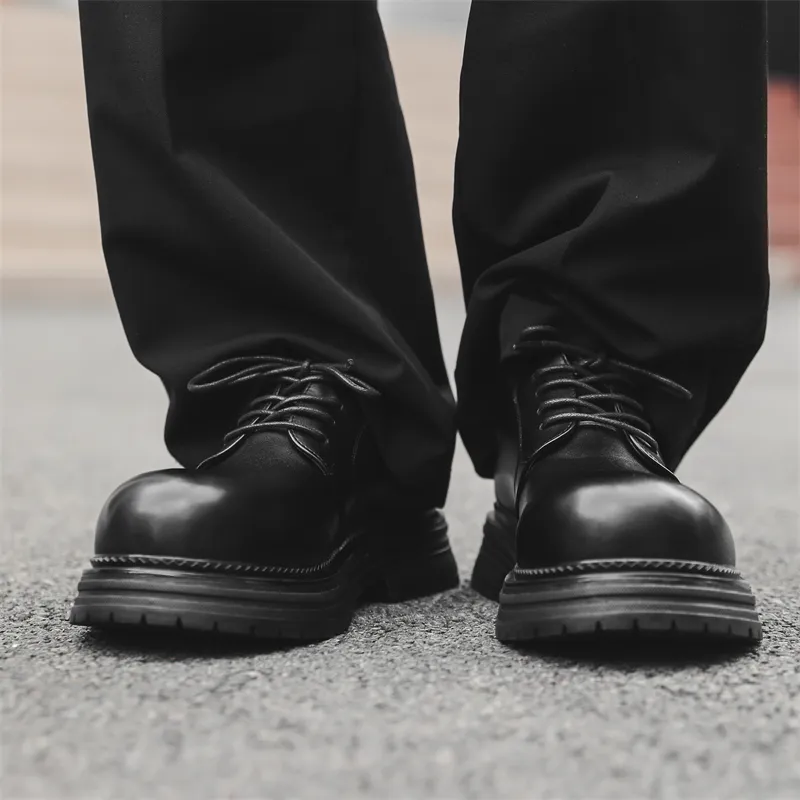 WEISHIBANGWEI Casual Shoes Men's Black-3
