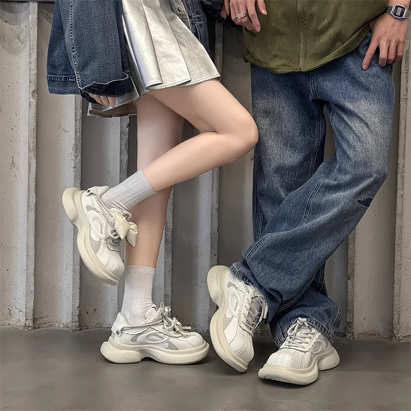 WEISHIBANGWEI Casual Shoes Unisex White-3