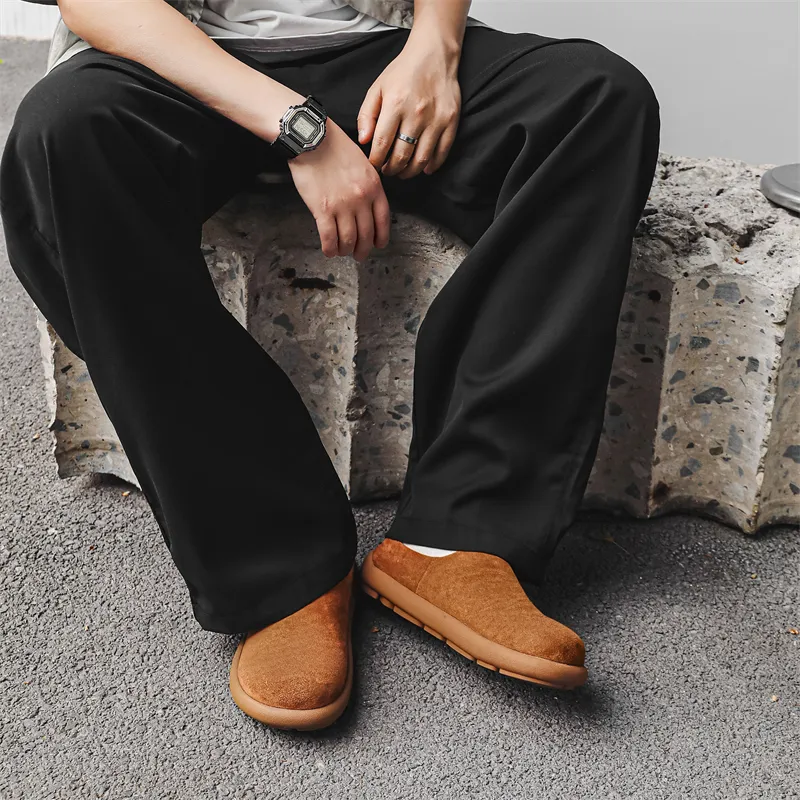 WEISHIBANGWEI Closed Toe Slippers Men's-1