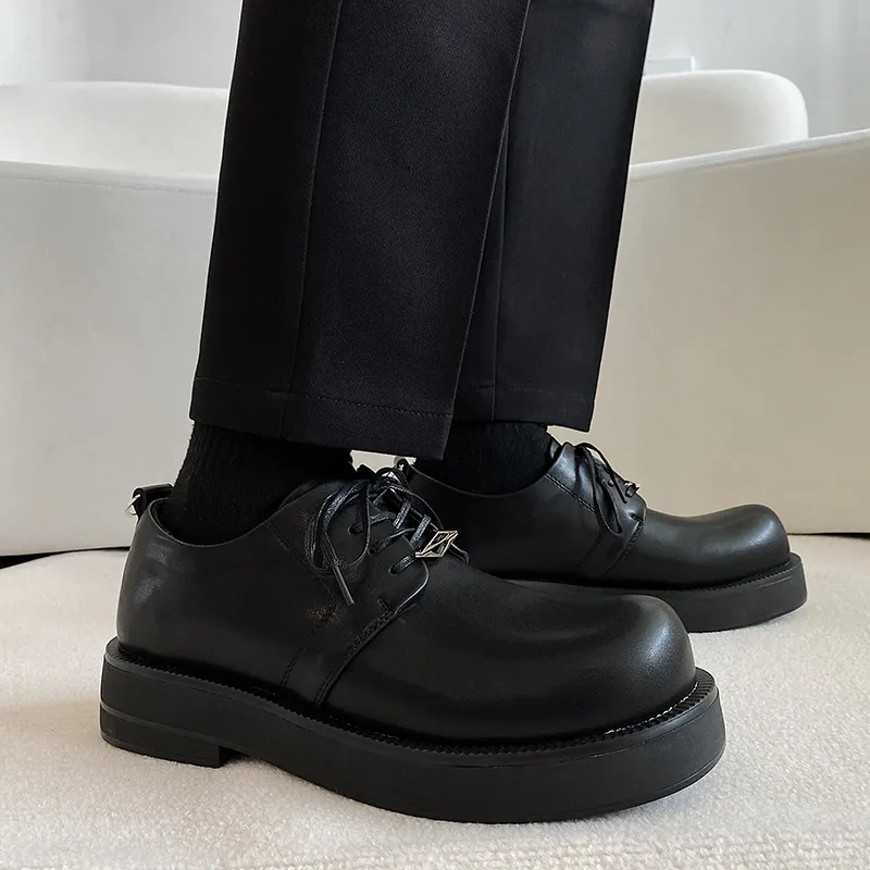 WEISHIBANGWEI Casual Shoes Men's Black-6