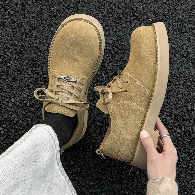 WEISHIBANGWEI Casual Shoes Men's Yellow-2