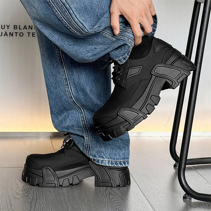 WEISHIBANGWEI Casual Shoes Men's Black-2