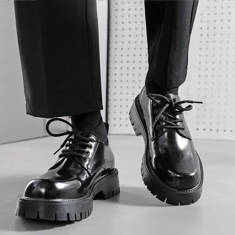 WEISHIBANGWEI Casual Shoes Men's Black-3