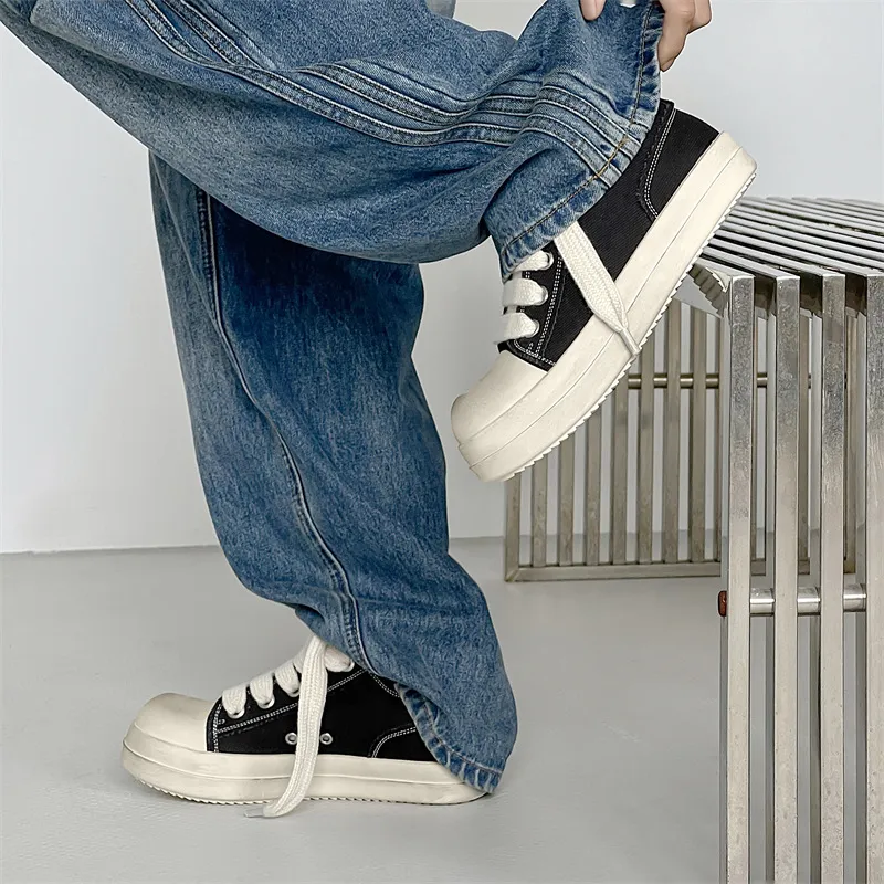 WEISHIBANGWEI Low Top Canvas Shoes Men's-7