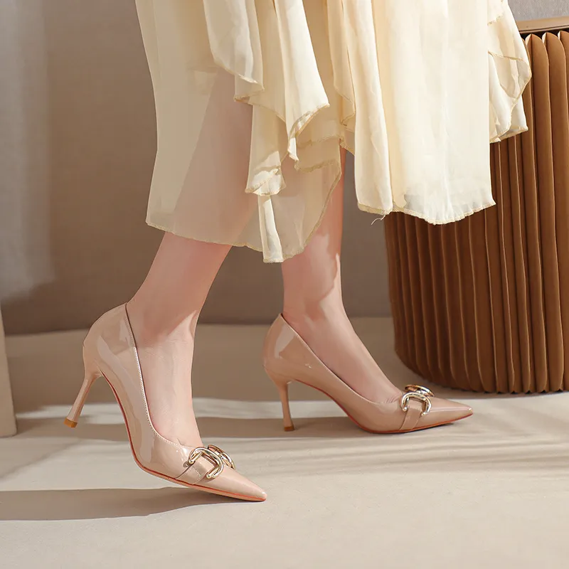 WEISHIBANGWEI Slim Heel High Heels Women's-10