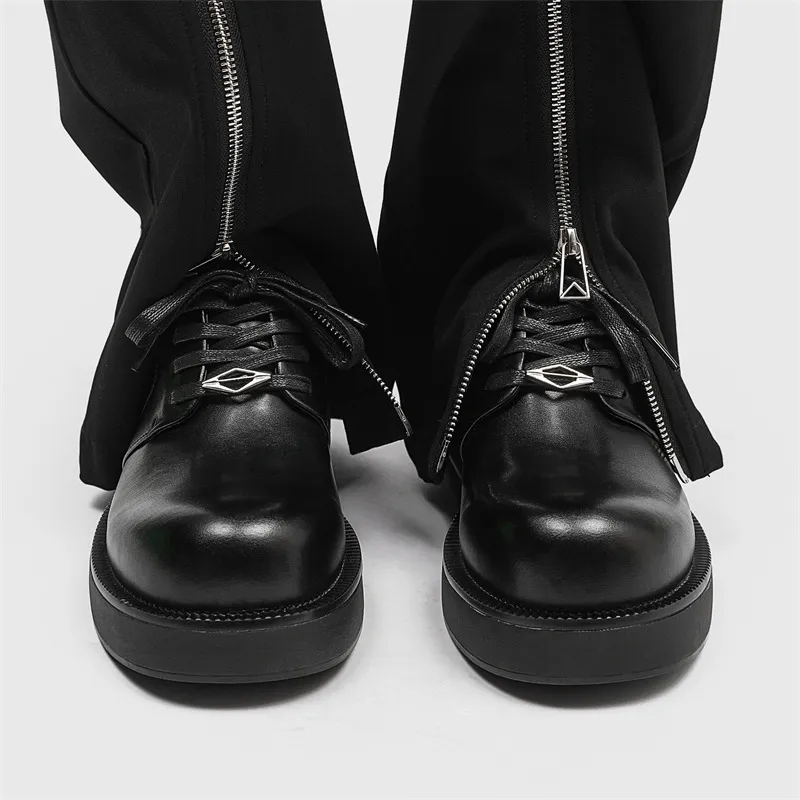 WEISHIBANGWEI Casual Shoes Men's Black-3