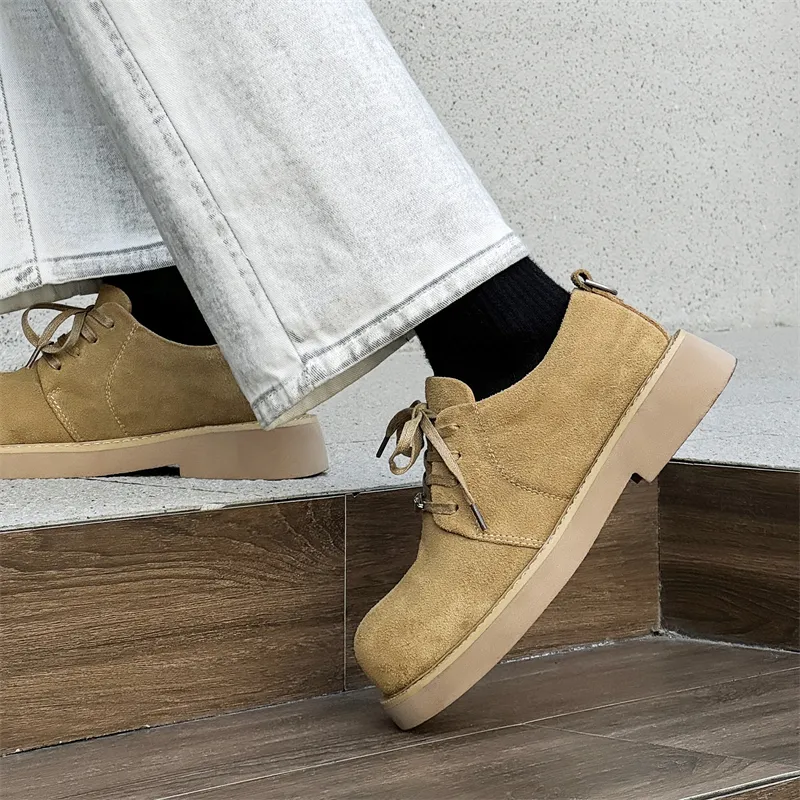 WEISHIBANGWEI Casual Shoes Men's Yellow-5