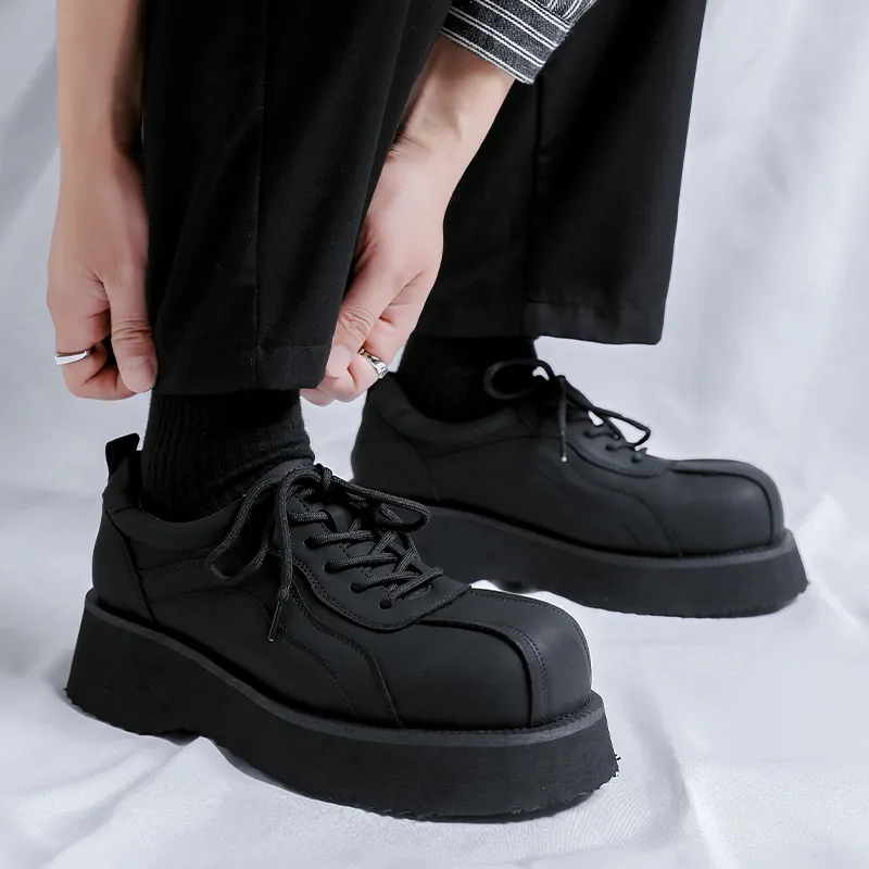 WEISHIBANGWEI Casual Shoes Men's Black-8