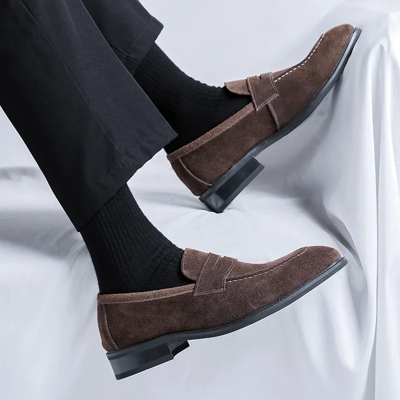WEISHIBANGWEI Loafers Men-11
