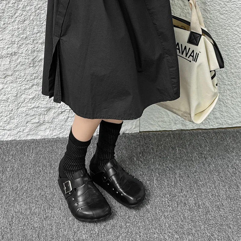 WEISHIBANGWEI Closed Toe Slippers Unisex Black-8