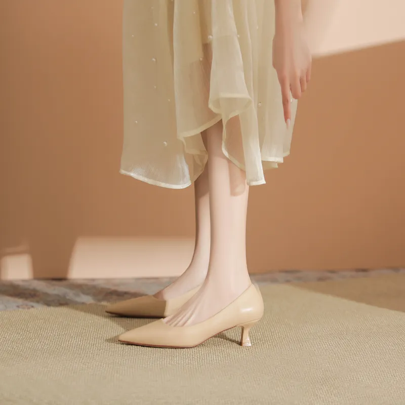 WEISHIBANGWEI Slim Heel High Heels Women's-11