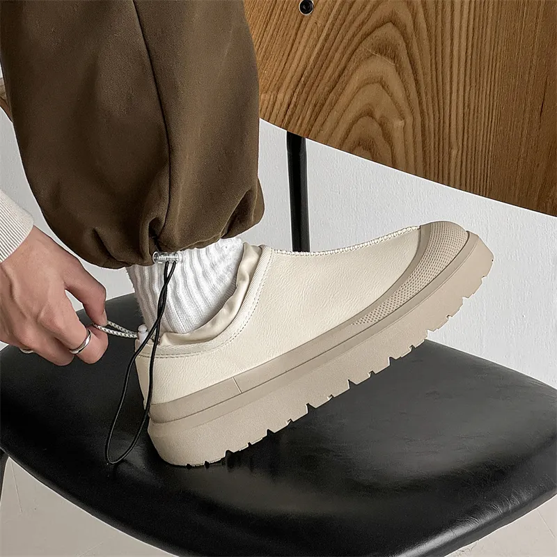 WEISHIBANGWEI Warm Slip Resistant Ankle Length Snow Boots Unisex-7