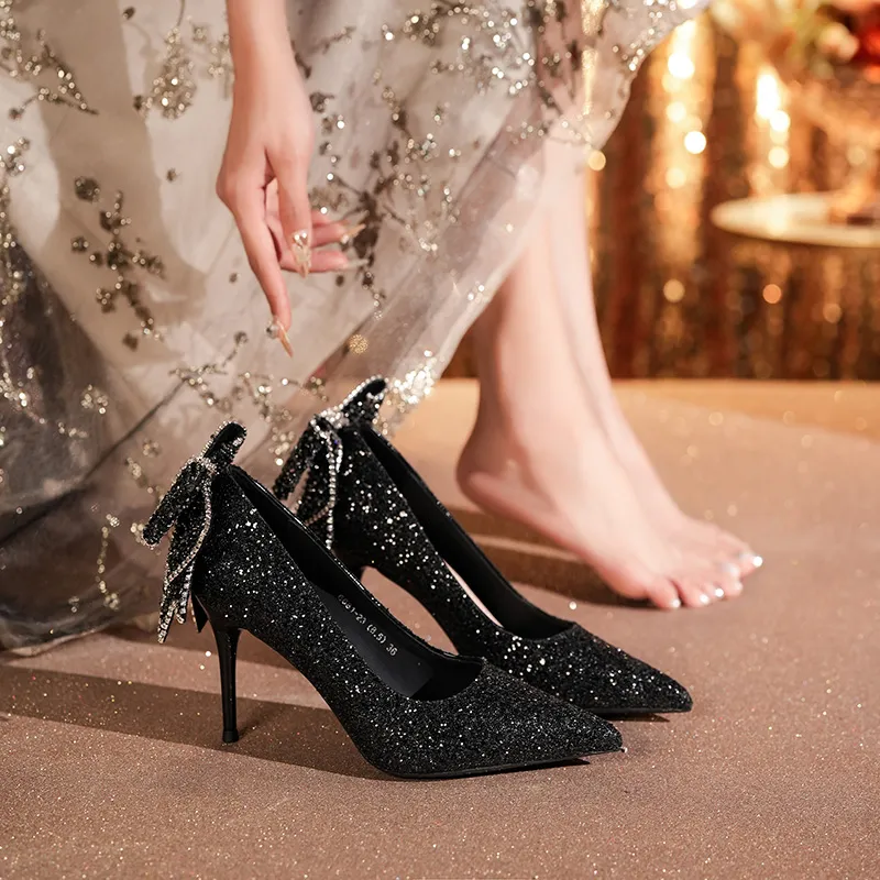 WEISHIBANGWEI Slim Heel High Heels 6.5CM8.5CM Women's-1