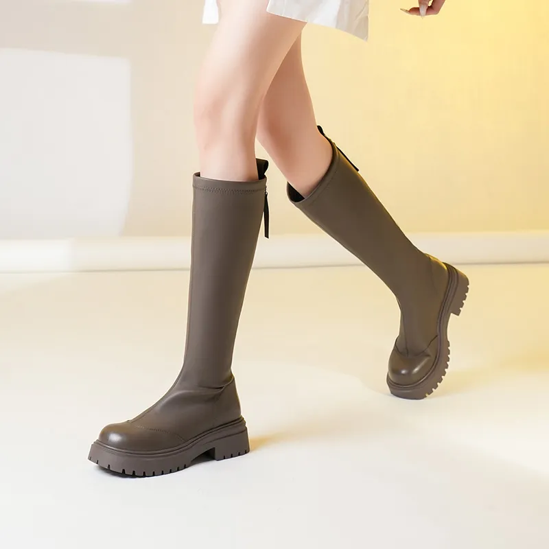 WEISHIBANGWEI Knee high Boots Women's-5