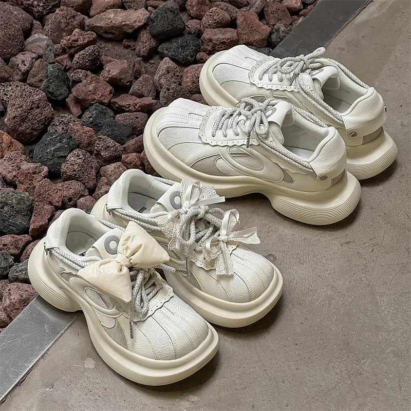 WEISHIBANGWEI Casual Shoes Unisex White-6