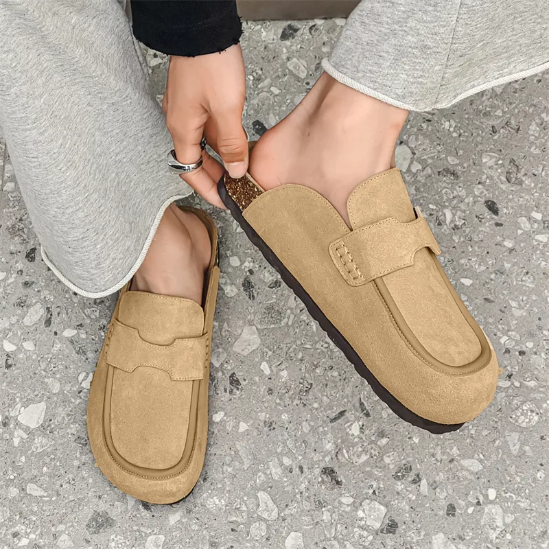 WEISHIBANGWEI Wrap toe Slippers Unisex-6