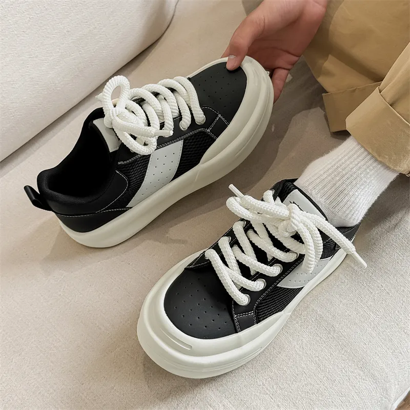WEISHIBANGWEI Low Top Skateboard Shoes Unisex Black-6