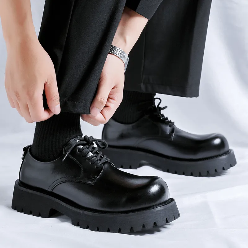 WEISHIBANGWEI Casual Shoes Men's Black-7