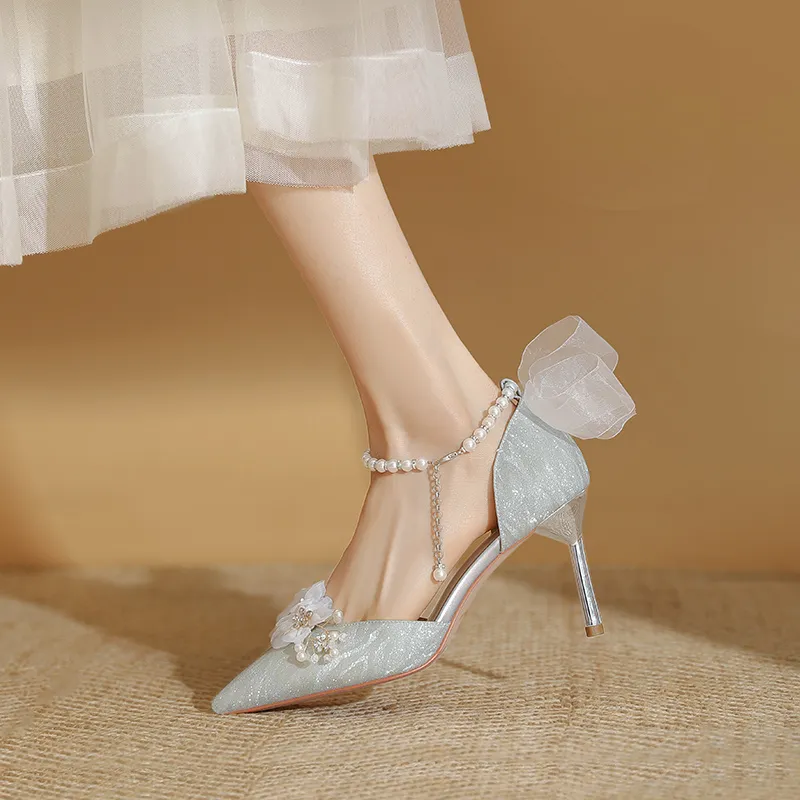 WEISHIBANGWEI Slim Heel High Heels Women's-1