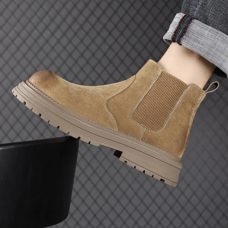 WEISHIBANGWEI Ankle Boots Men's-7