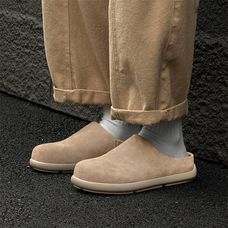WEISHIBANGWEI Rubber Sole Slip Resistant Wrap toe Slippers Unisex-33