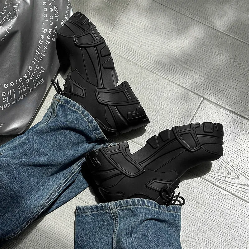 WEISHIBANGWEI Casual Shoes Men's Black-3
