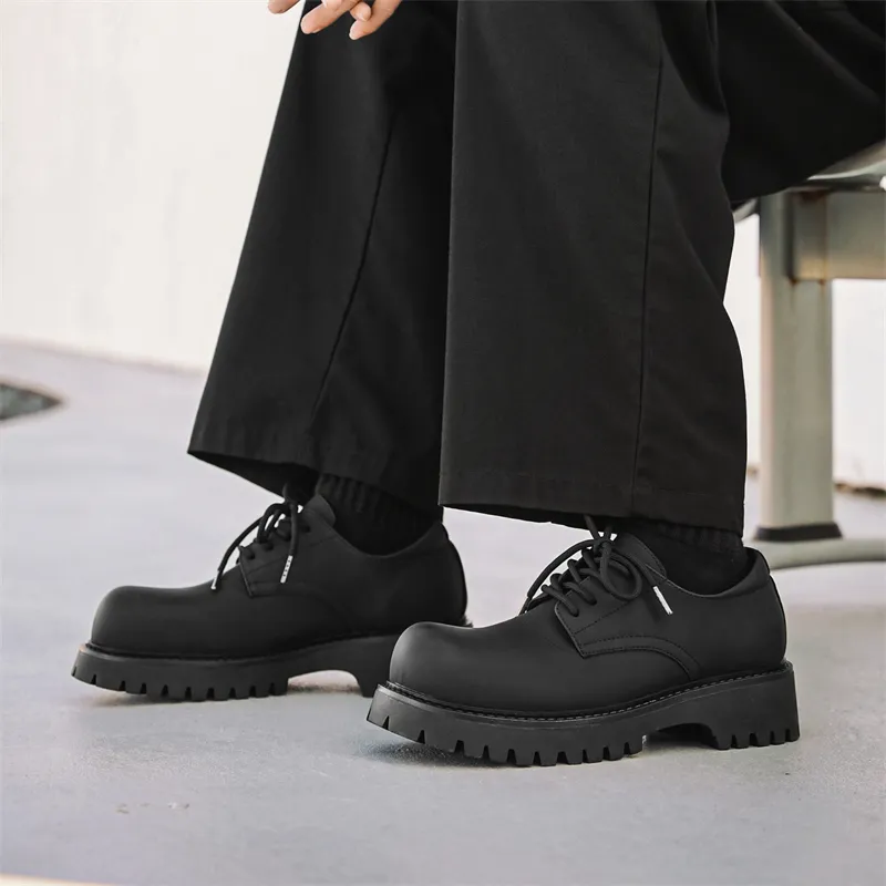 WEISHIBANGWEI Casual Shoes Men's Black-5