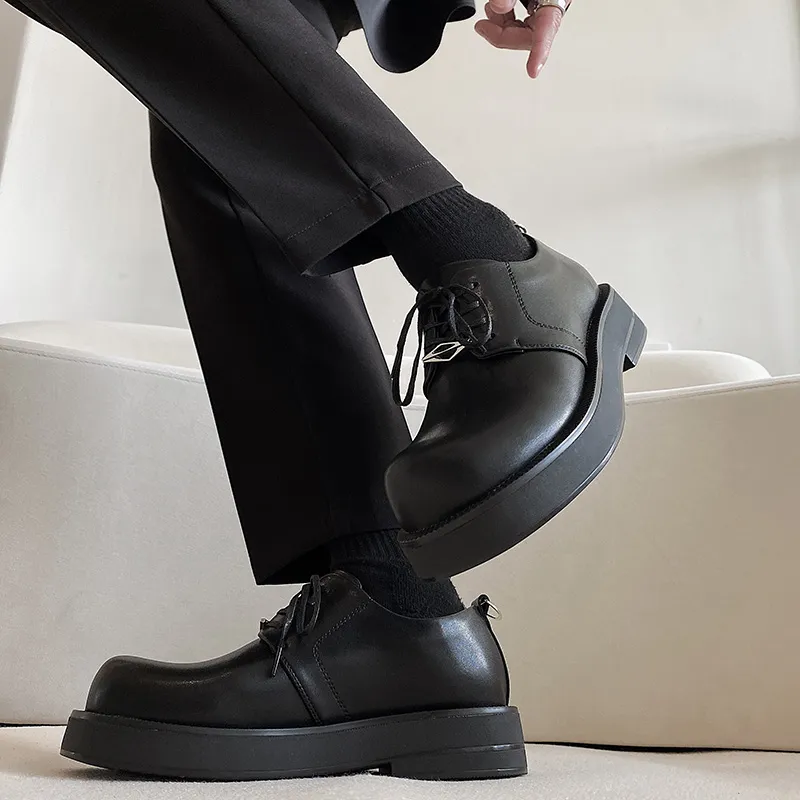 WEISHIBANGWEI Casual Shoes Men's Black-4