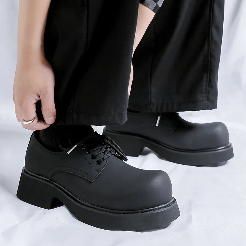 WEISHIBANGWEI Casual Shoes Men's Black-4