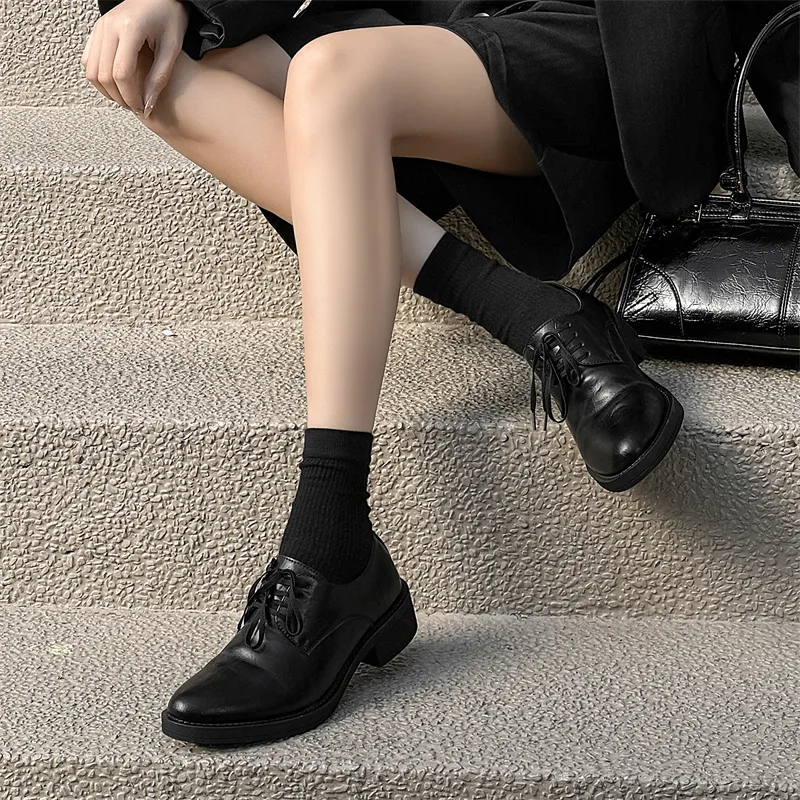 WEISHIBANGWEI Dress Shoes Unisex Black-10