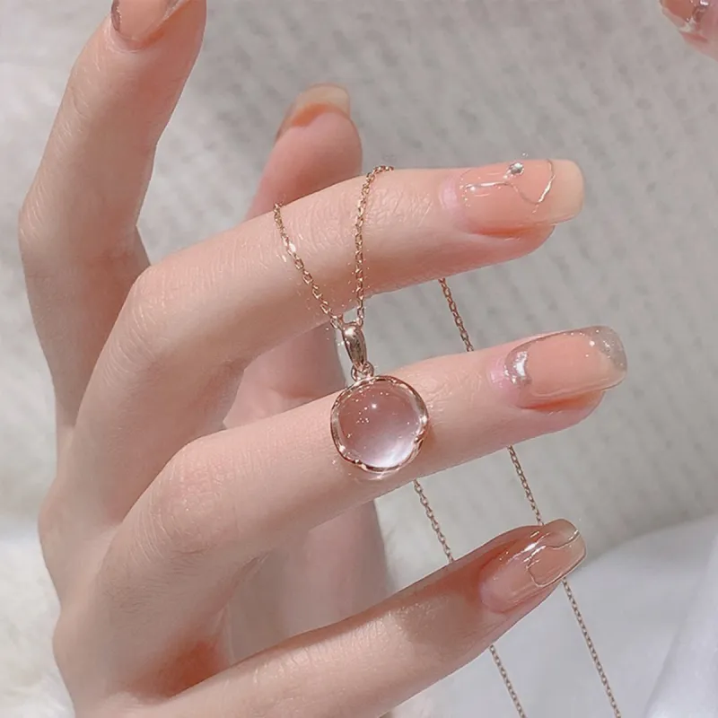 EMLEY Chalcedony Jade Necklace Girlfriend Birthday Box Set Women's-4