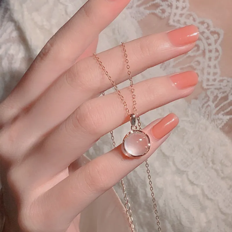 EMLEY Chalcedony Jade Necklace Girlfriend Birthday Box Set Women's-1