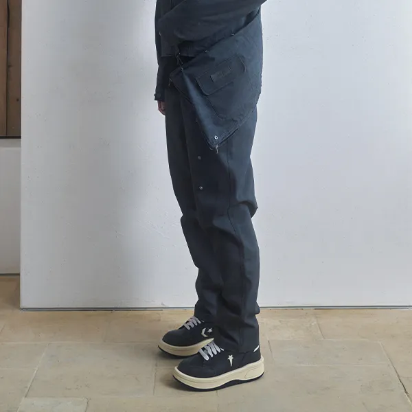 LAB.LFE Casual Pants Unisex Black-5