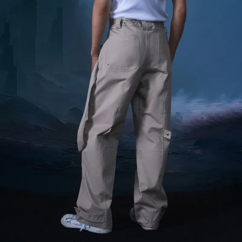 LAB.LFE Casual Pants Men's Khaki-4