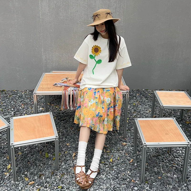 POPWAVE Casual Long Skirt Women's-3
