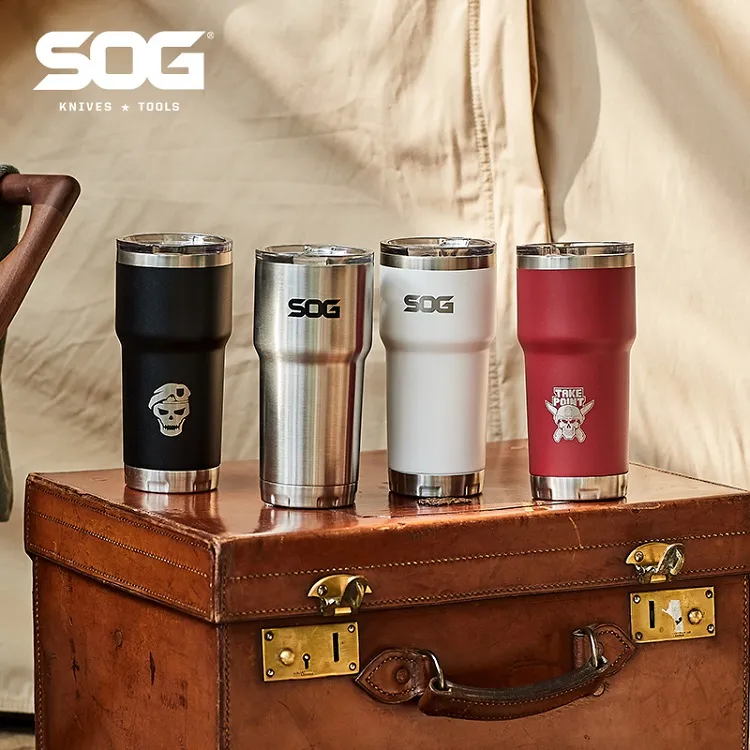 SOG Outdoor Water Equipment 590ml Camping And Barbecue 304 Stainless Steel 88*187mm-7