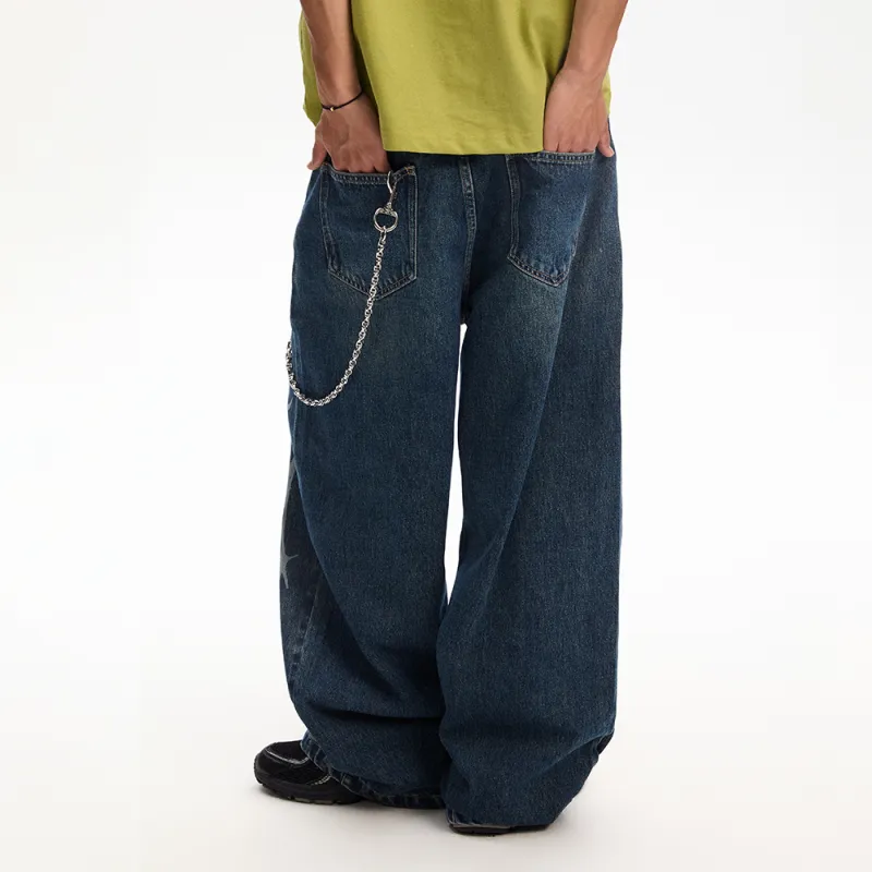 NewJnxs Silver Wing Series SS25 Jeans Unisex-9