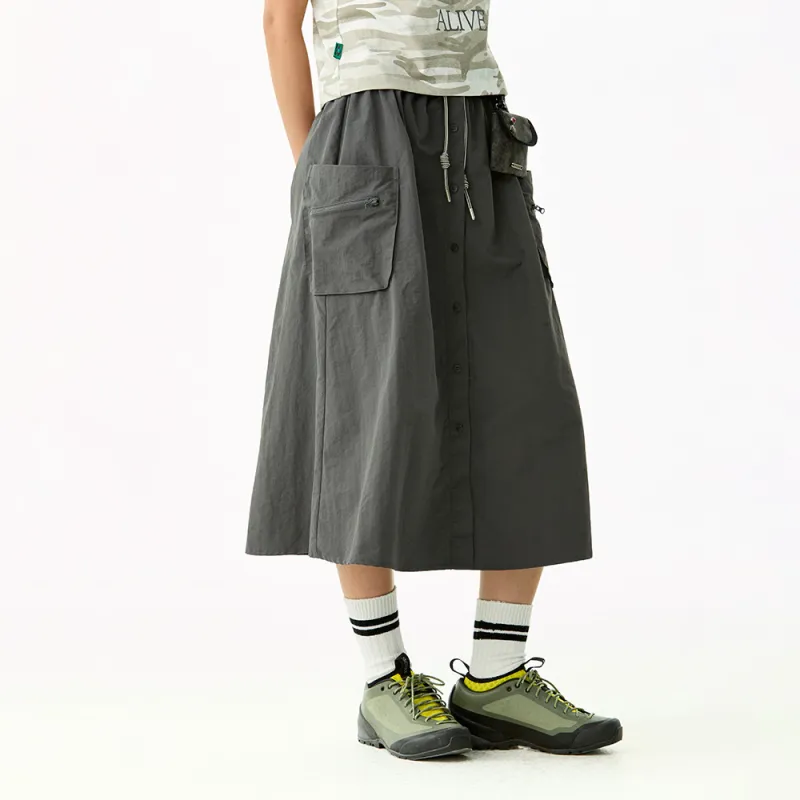 NewJnxs Casual Long Skirt Women's-4