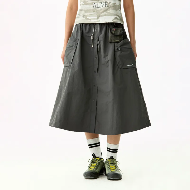 NewJnxs Casual Long Skirt Women's-2